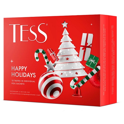 Tess подарочный набор Эксклюзивная коллекция, 12 видов по 4 пакетика Tess подарочный набор Эксклюзивная коллекция, 12 видов по 4 пакетика